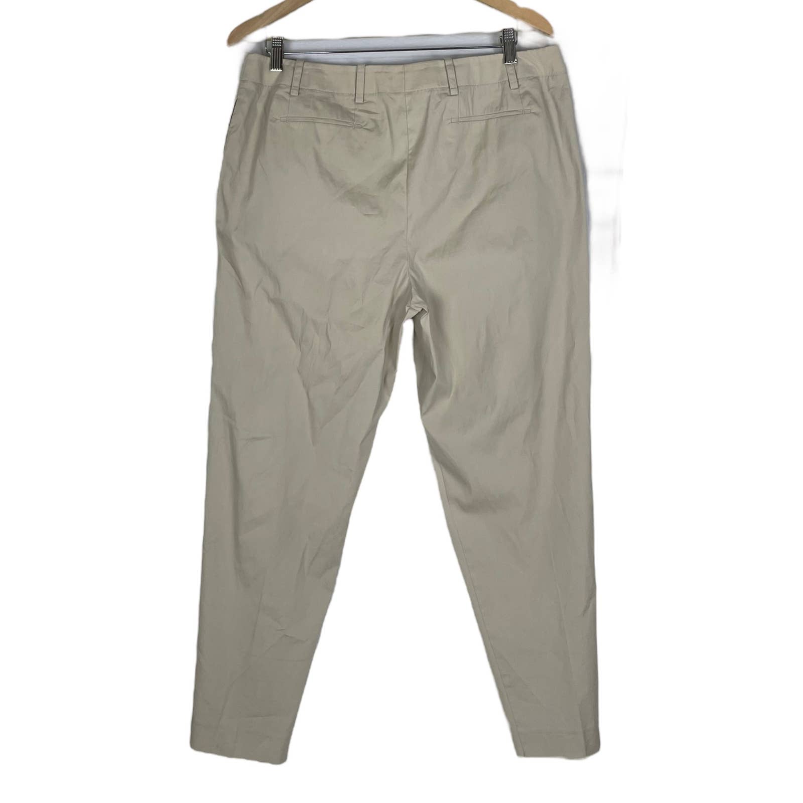 Lafayette 148 New York Lightweight Pleated Straight Leg High Rise Pants